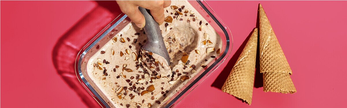 Bananen Mandel Nicecream