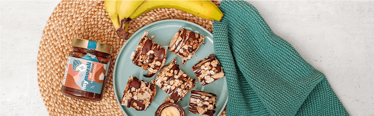 Schoko Bananen Sushi