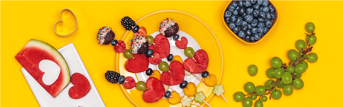 Fruchtspiesse für Kinder