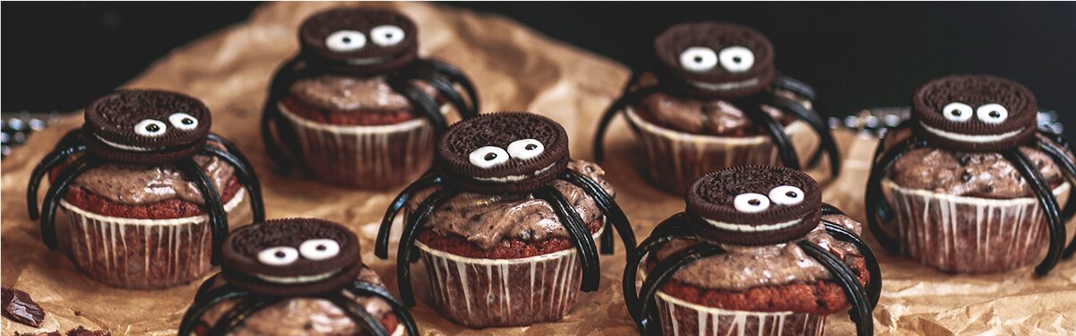 spinnen-Cupcakes