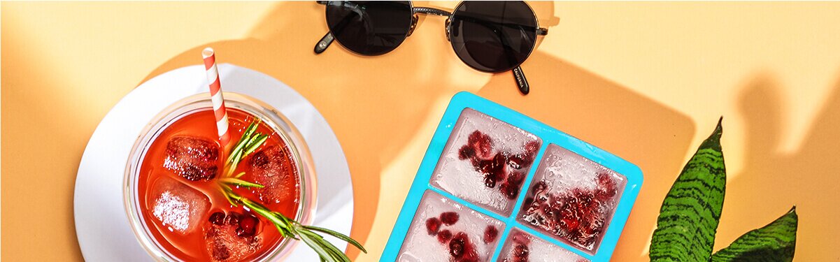 Grapefruit Granatapfel Eistee