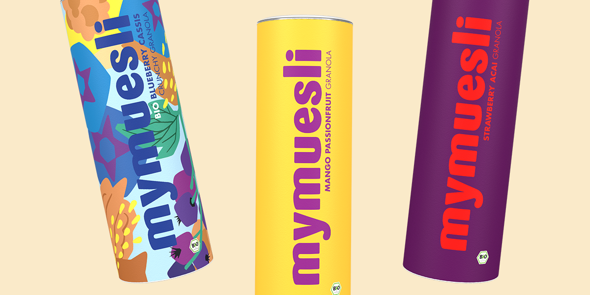 mymuesli Bio Fruity Granola 3er Bundle mit 3 fruchtigen Knuspermüslis