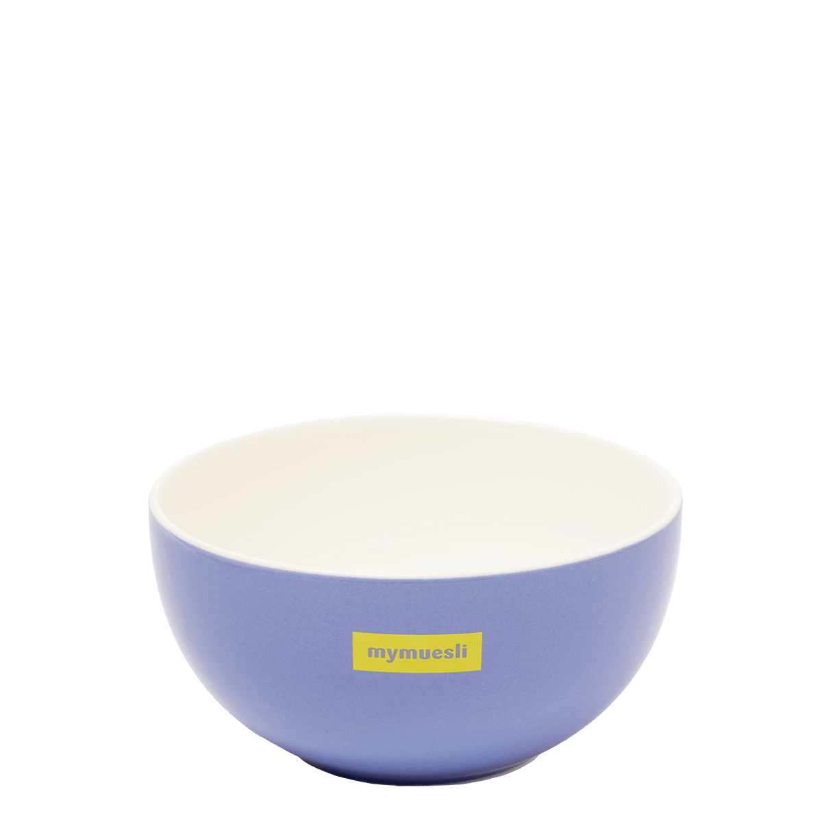 Müslischale hellblau von vorne