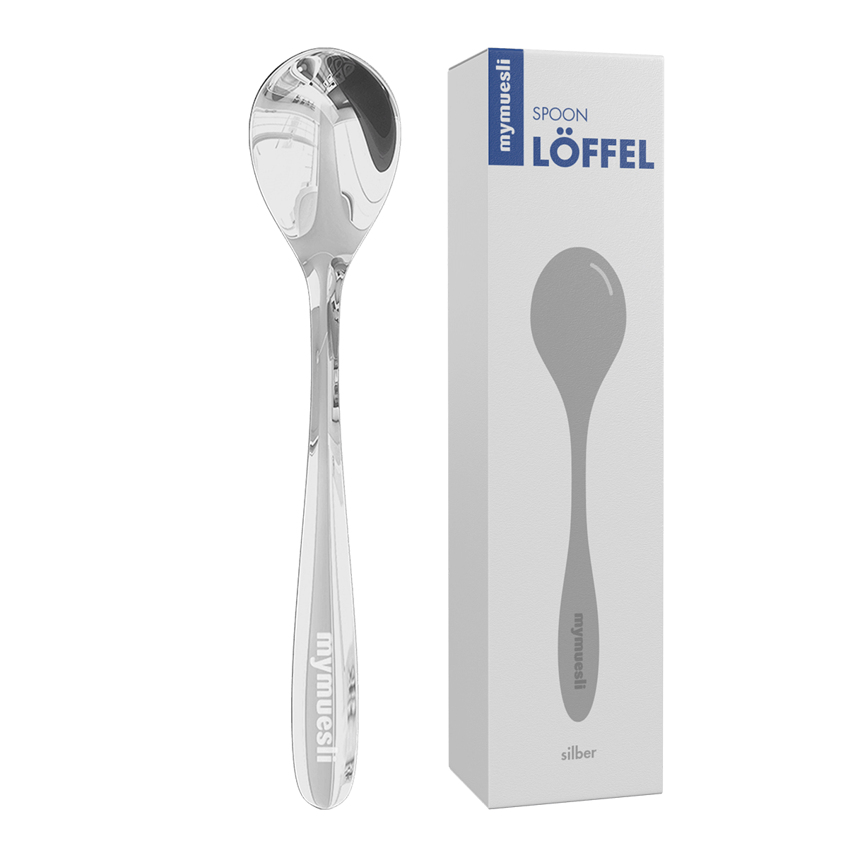 mymuesli Löffel silber