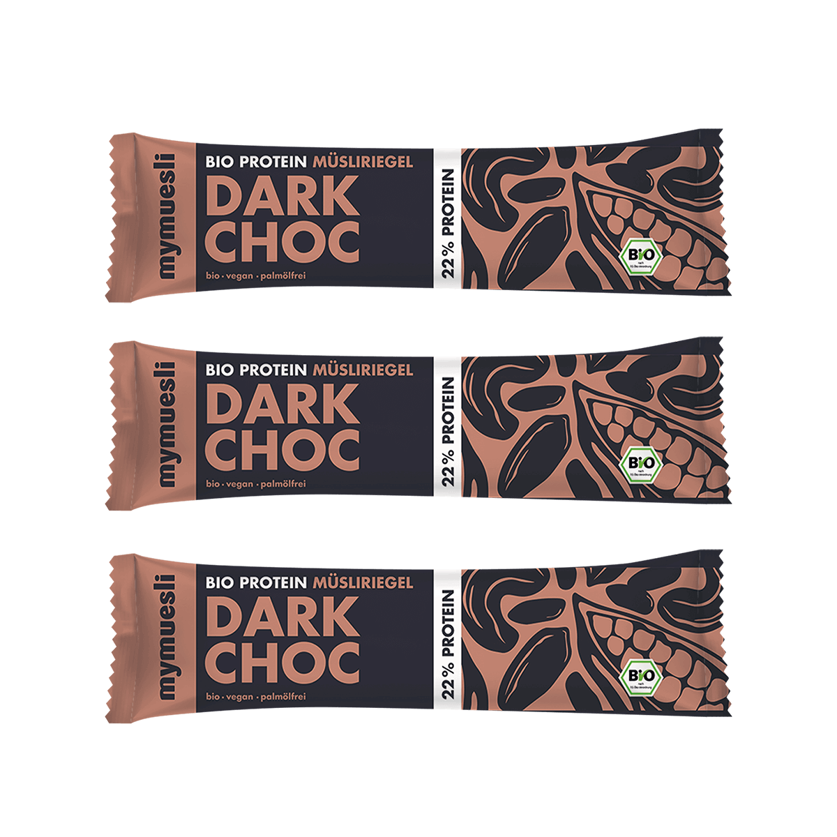 mymuesli Bio Protein Müsliriegel Dark Choc