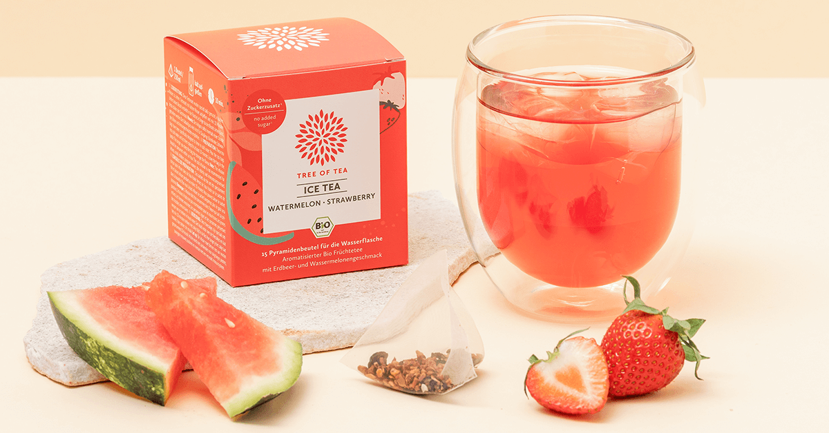 15 Eistee Beutel für Deine Erfrischung Watermelon Strawberry