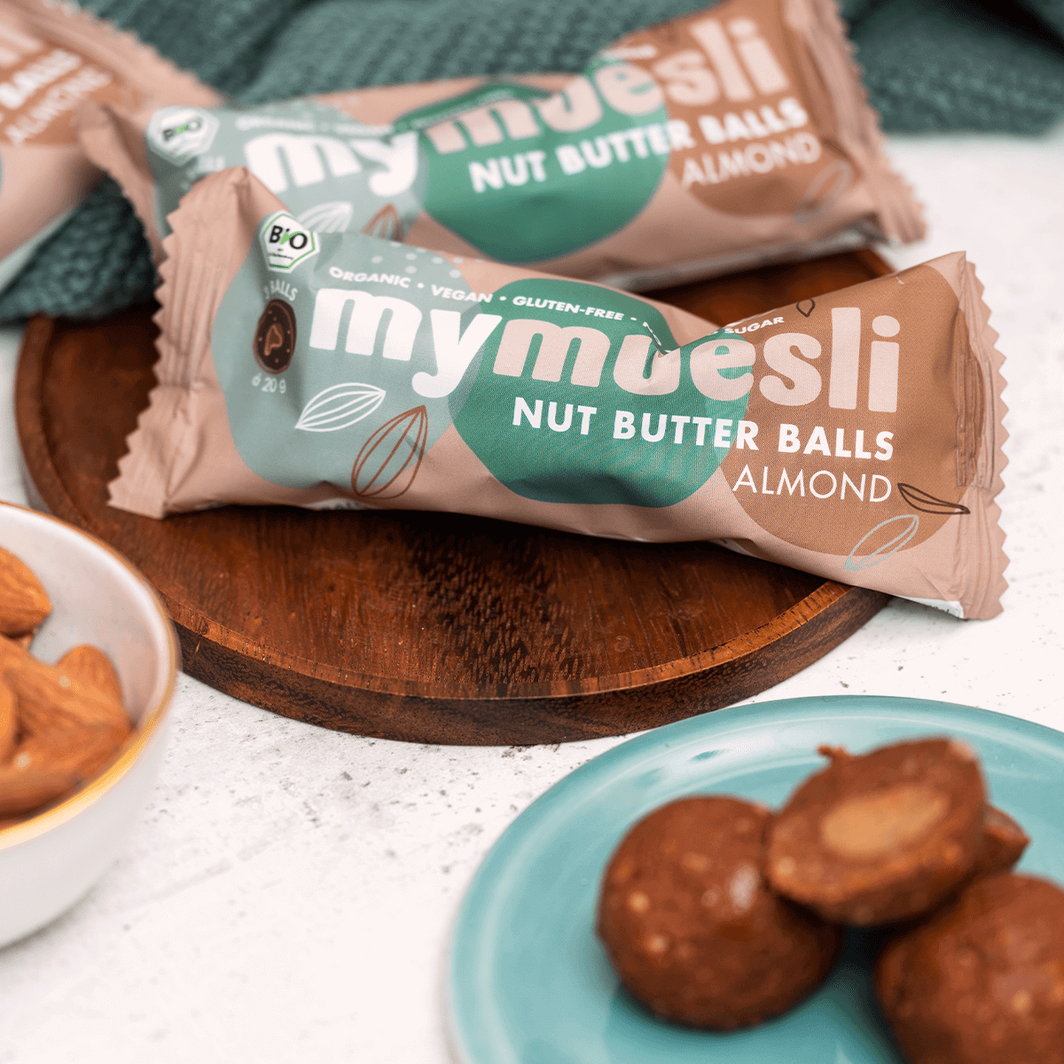 Nut-Butter-Balls, Mandel, 7er-Tray