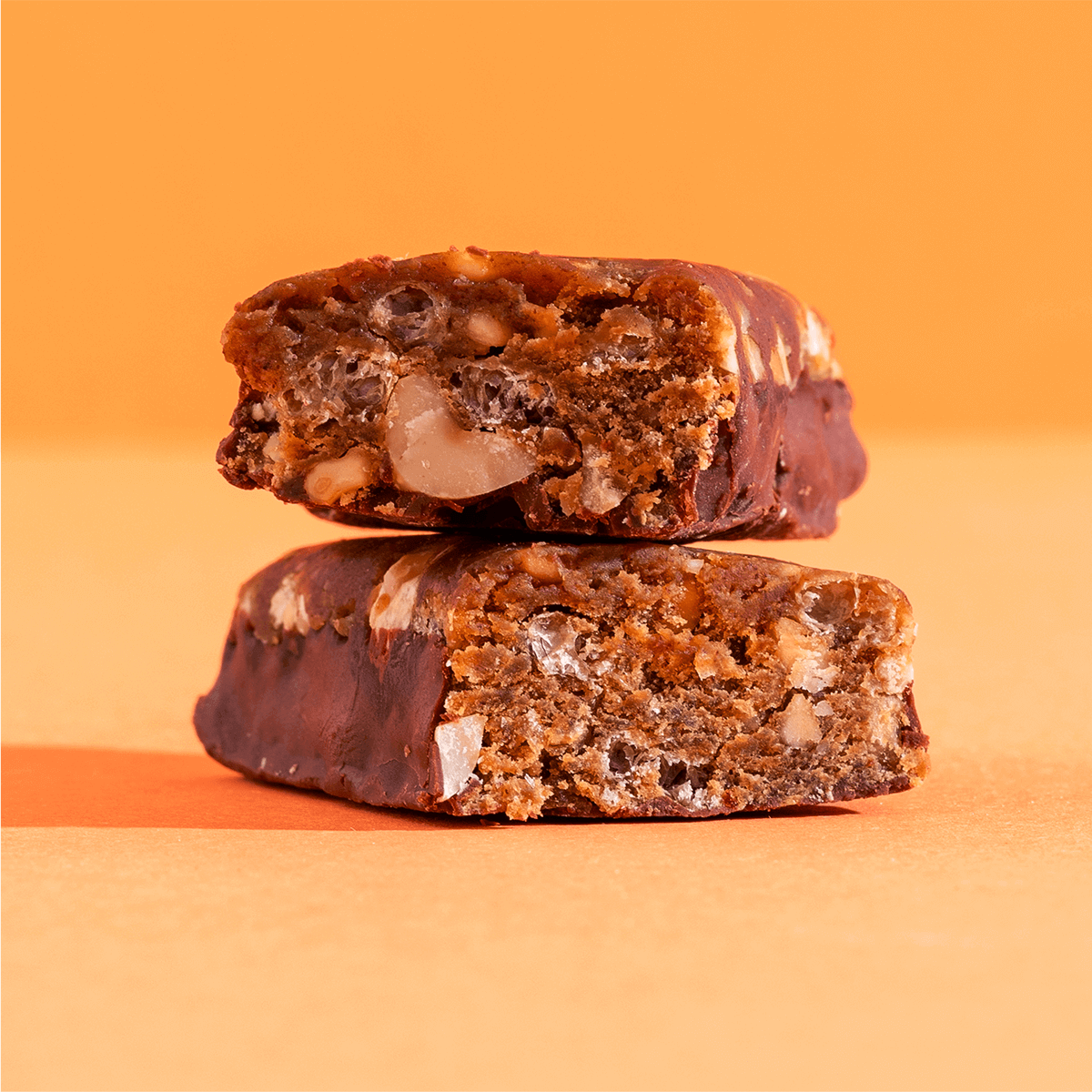 mymuesli Bio Protein Müsliriegel Salted Caramel ausgepackt