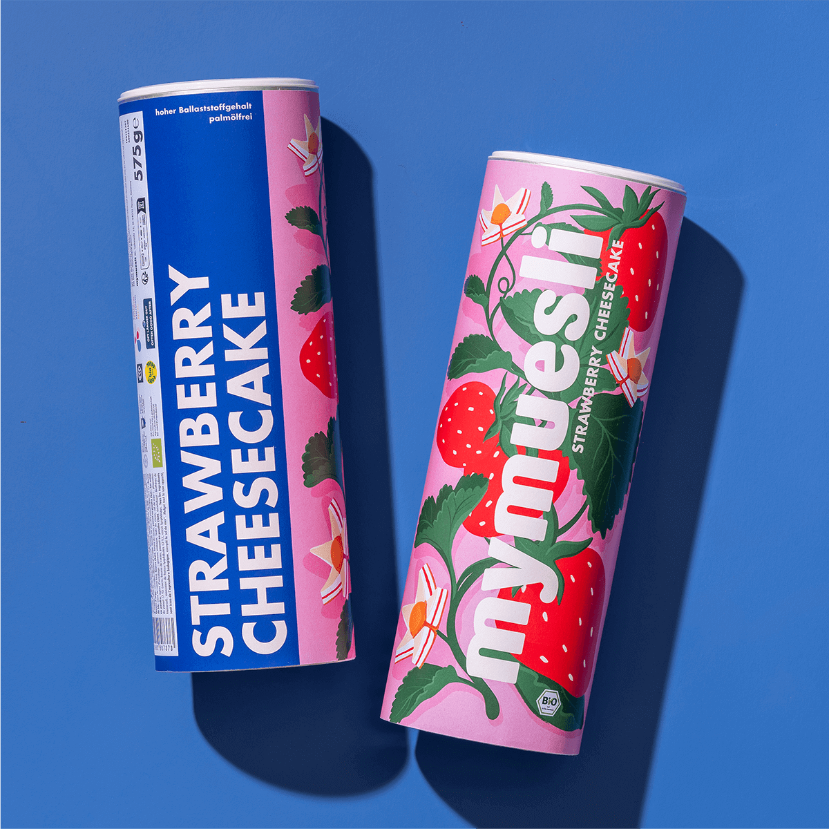 mymuesli Portionsbecher Strawberry Cheesecake 12er Pack