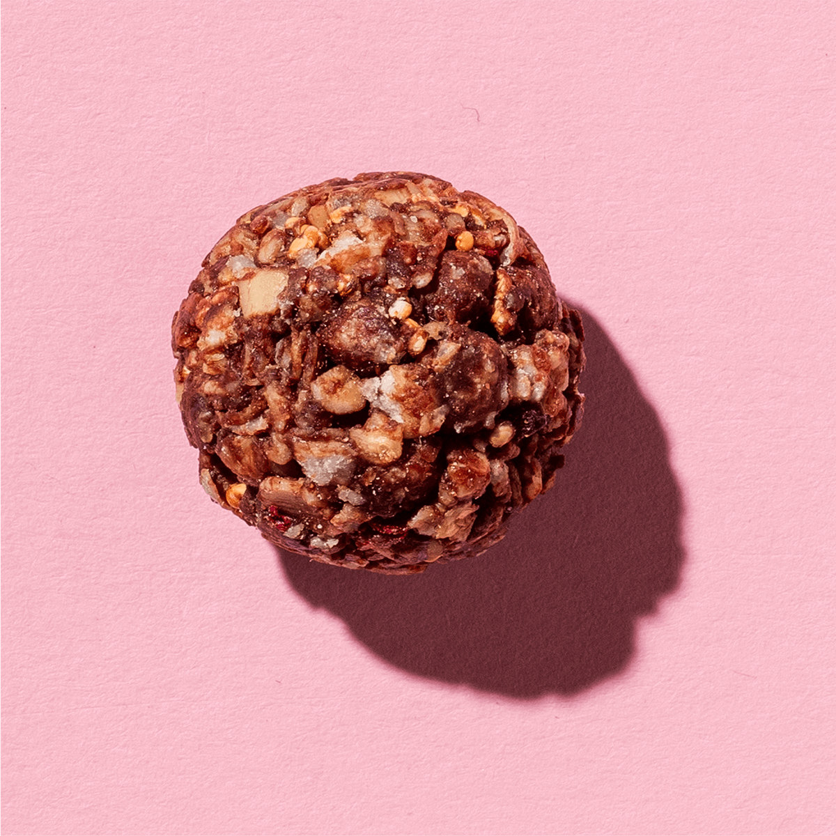 Einzelne mymuesli Bio Raspberry Dark Choc Crunchy Bites Kugel