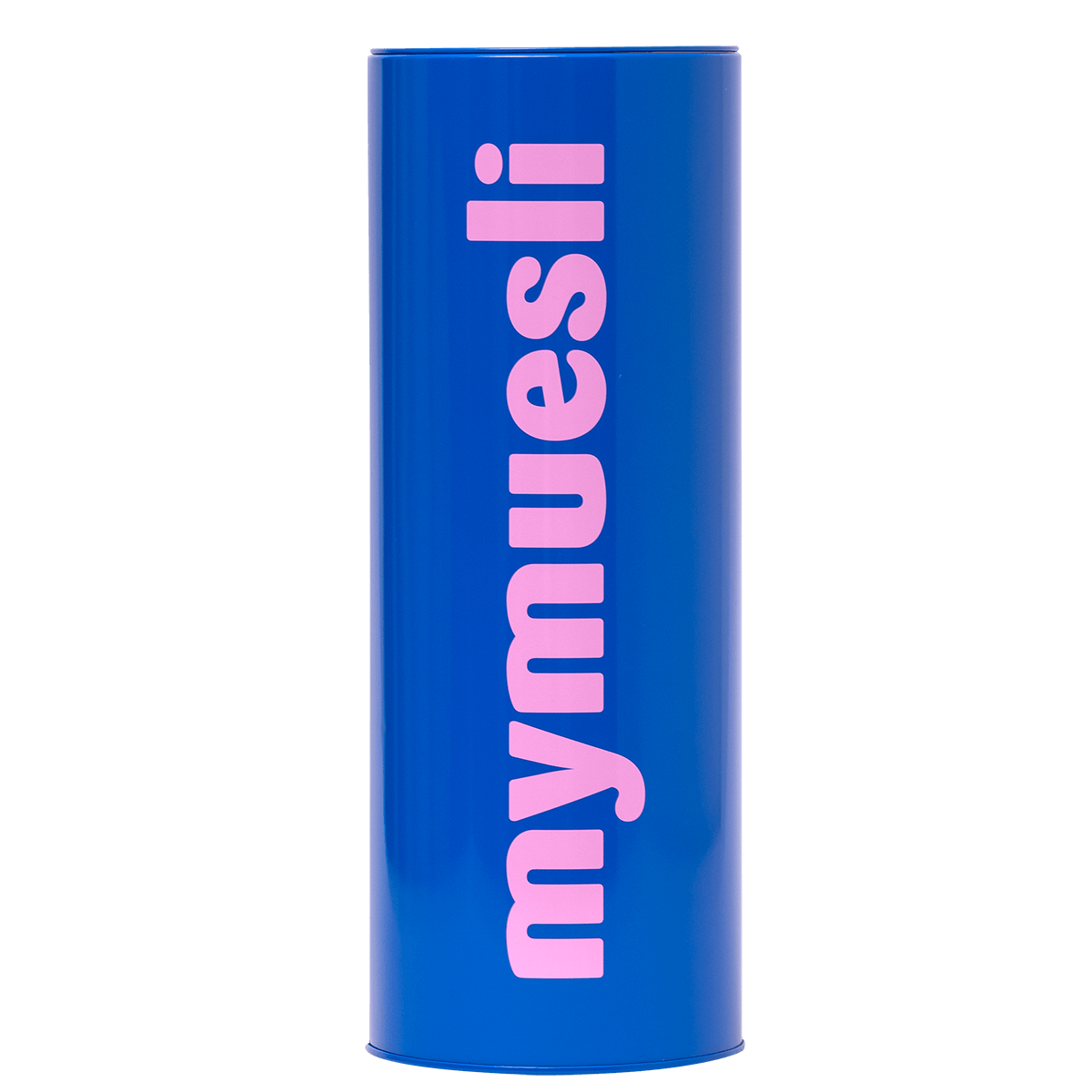 Vorratsdose blau & rosa von vorne