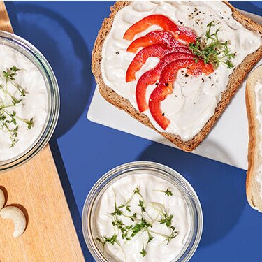 Cashew Frischkäse Sandwiches