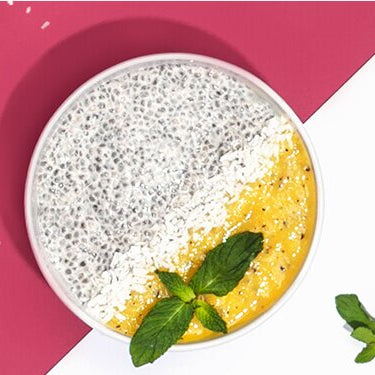 Tropischer Chia Pudding mit Maracuja