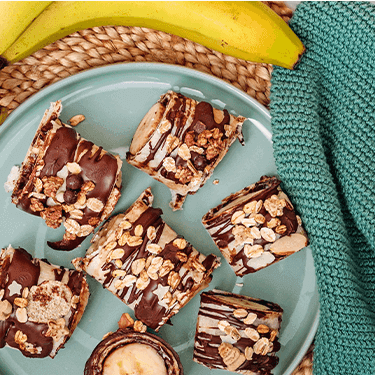 Schoko Bananen Sushi
