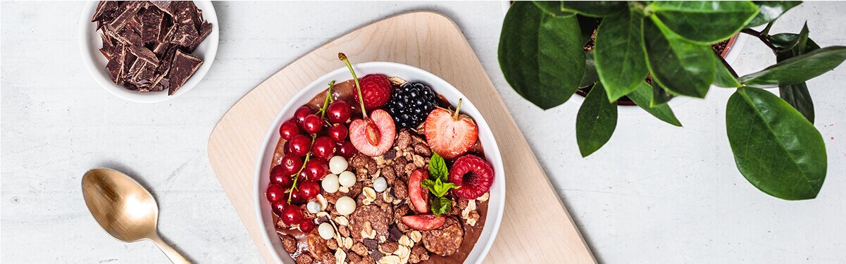 SCHOKO BANANEN SMOOTHIEBOWL