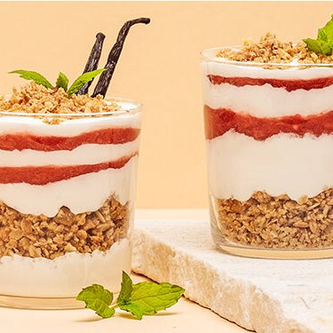 Erdbeer-Schicht-Dessert