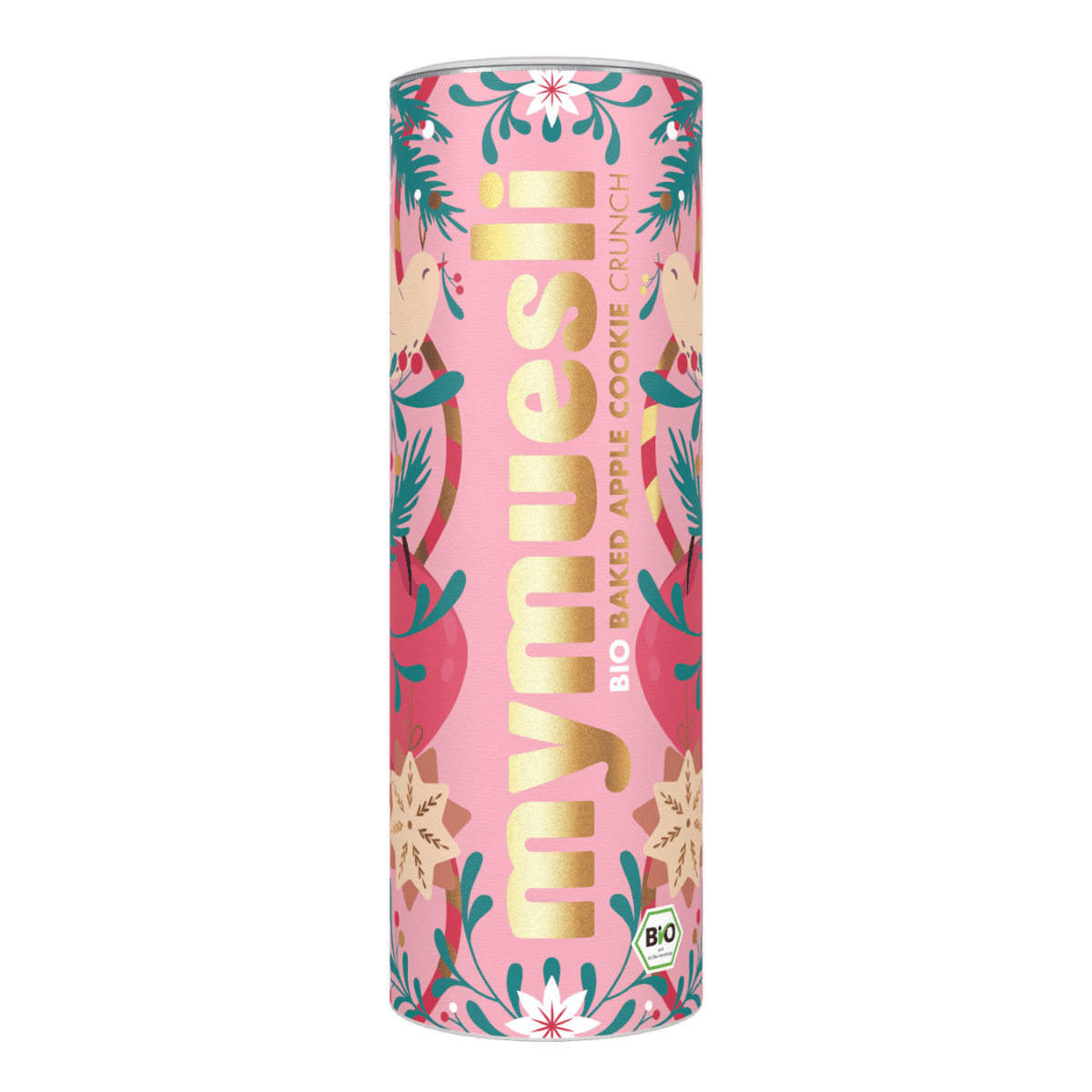 Dose mit Apfel und weihnachtlichen Designs