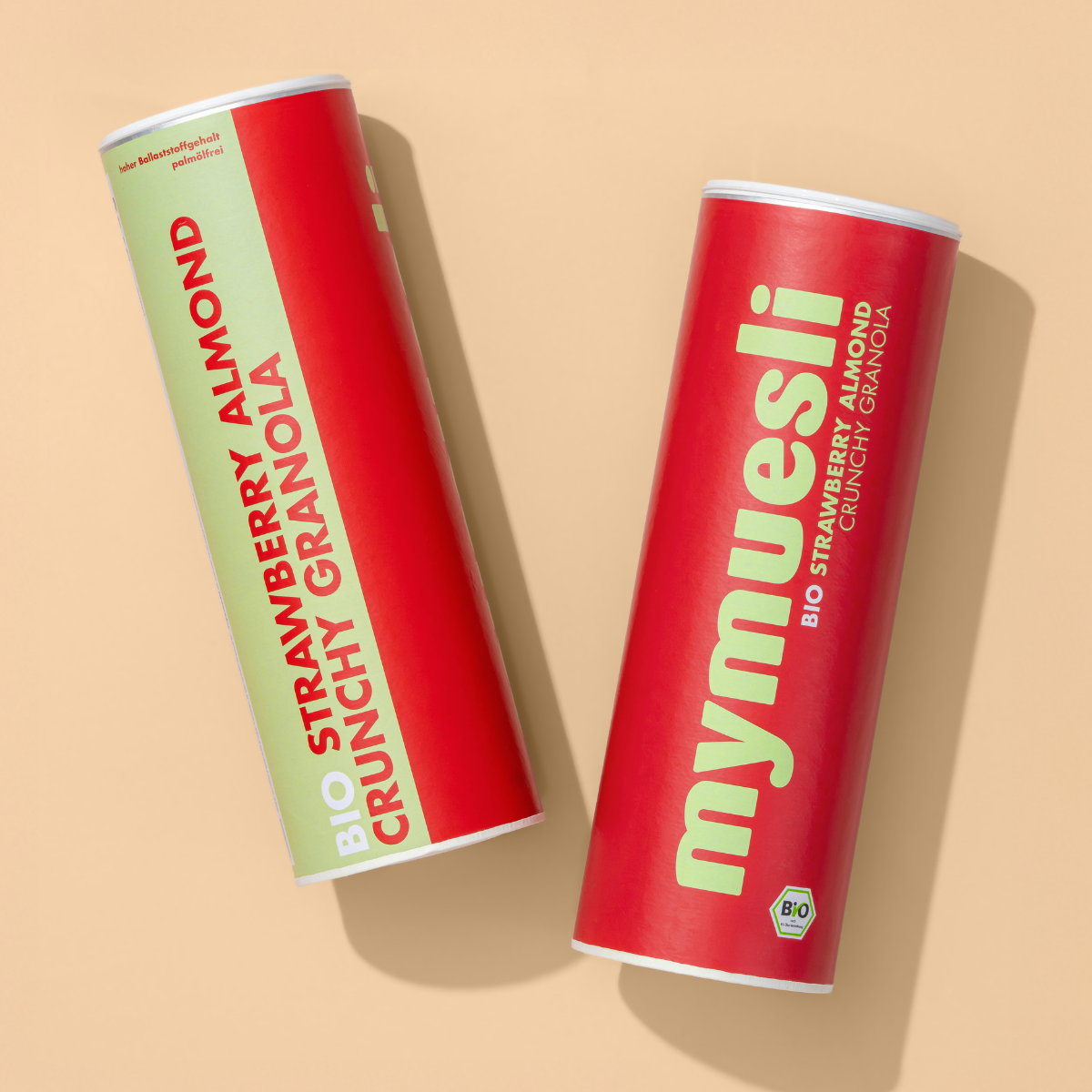 Portionsbecher Strawberry Almond Crunchy Granola 12er Pack