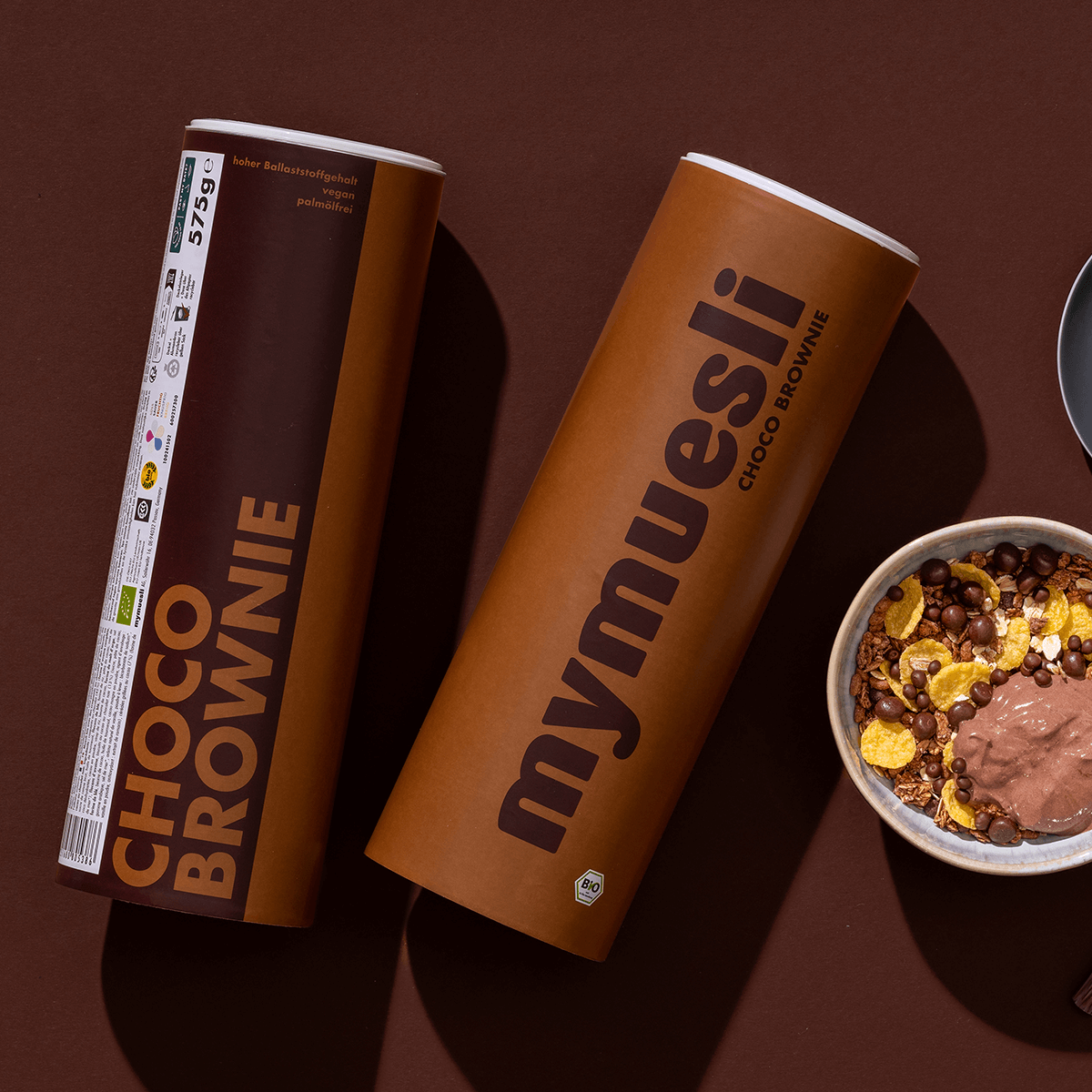 mymuesli Bio Choco Brownie Müsli Dosen