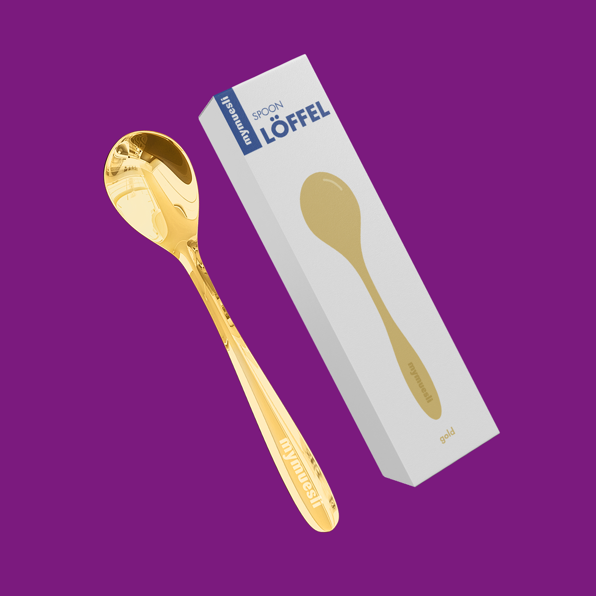 Müsli Löffel Gold