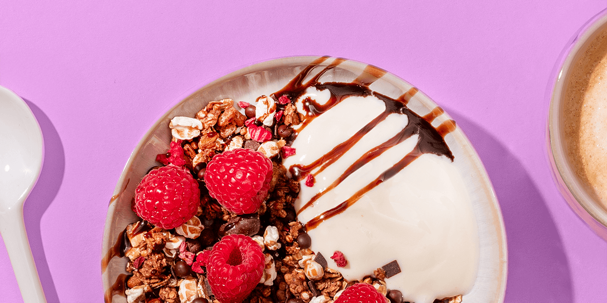 mymuesli Raspberry Dark Cho Müsli - ein Bestseller für alle Frucht & Schoko Liebhaber:innen.
