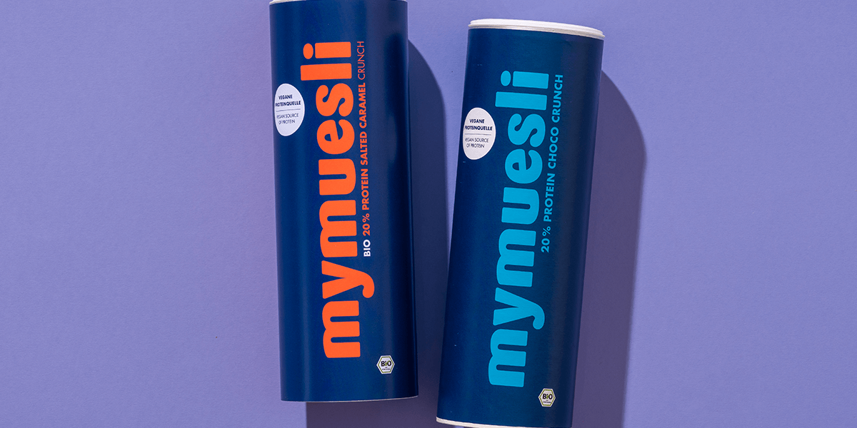 mymuesli Bio 20% Protein Probierpaket mit 20% Protein Salted Caramel Crunch und 20% Protein Choco Crunch - jetzt probieren!