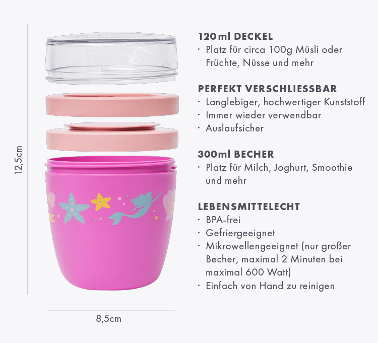 Disney Princess mymuesli2Go Becher