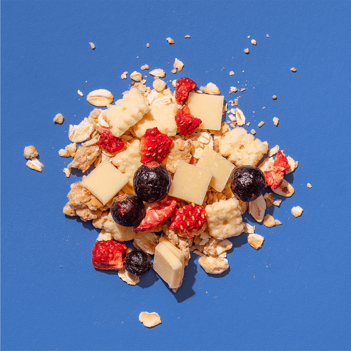 mymuesli Strawberry Cheesecake Müsli mit Cheesecake Keksen