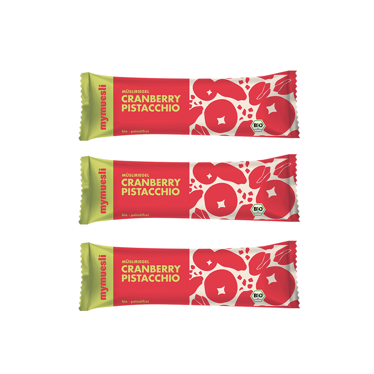 mymuesli Bio Cranberry Pistachio Müsliriegel