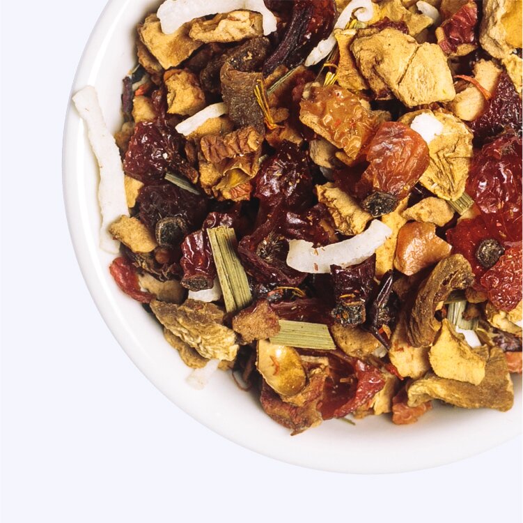 Peachy June in der Schüssel