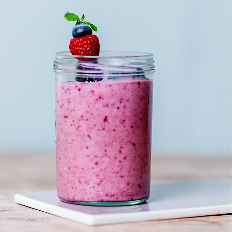 Paleo Smoothie mit Beeren