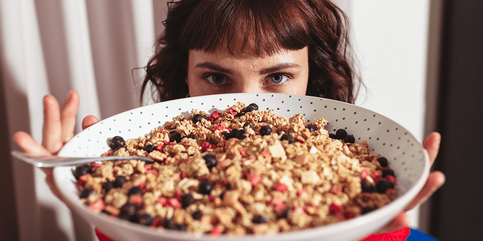 Mix Dir Dein eigenes glutenfreies Müsli im mymuesli Mixer