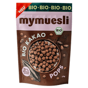 mymuesli Bio Kakao Pops - mit 31% weniger Zucker als vergleichbare Produkte