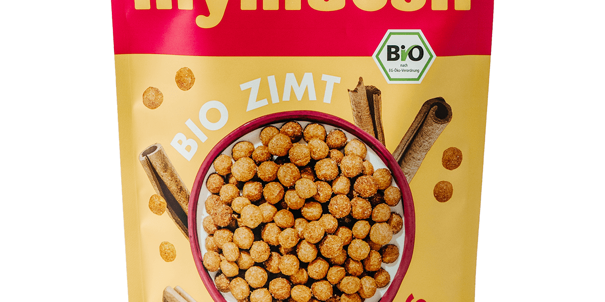 mymuesli Bio Zimt Pops - mit 36% weniger Zucker als vergleichbare Produkte