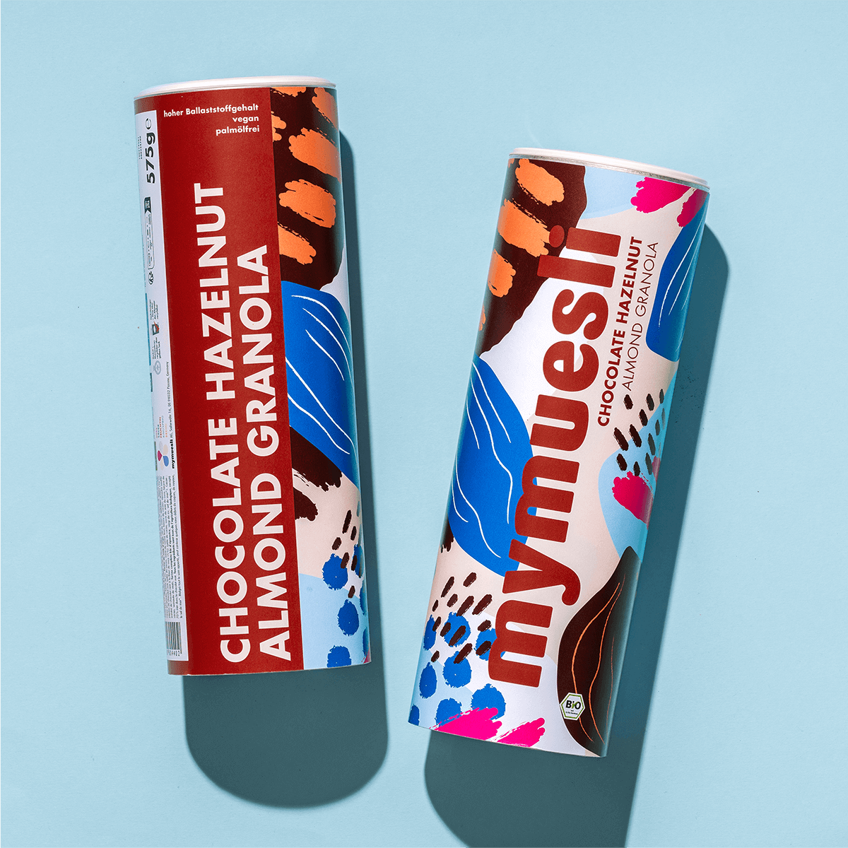 mymuesli Bio Chocolate Hazelnut Almond Granola Dosen