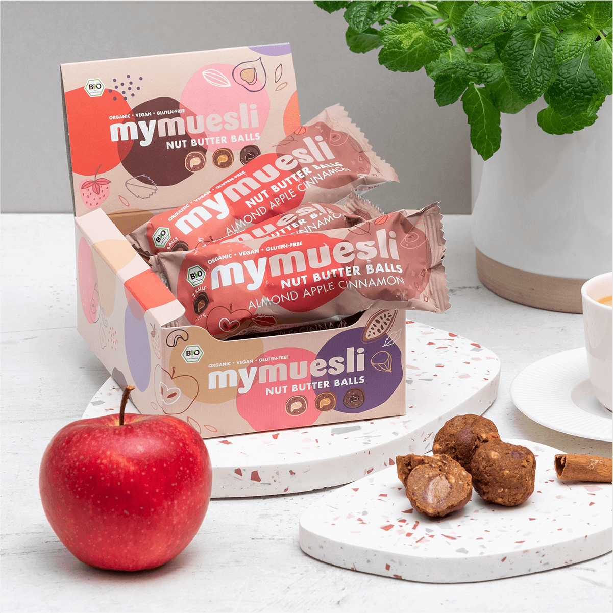 7x3 Nut Butter Balls Almond Apple Cinnamon