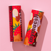 mymuesli Bio Strawberry Choco Crunchy Granola Dose von Vorne und von der Seite