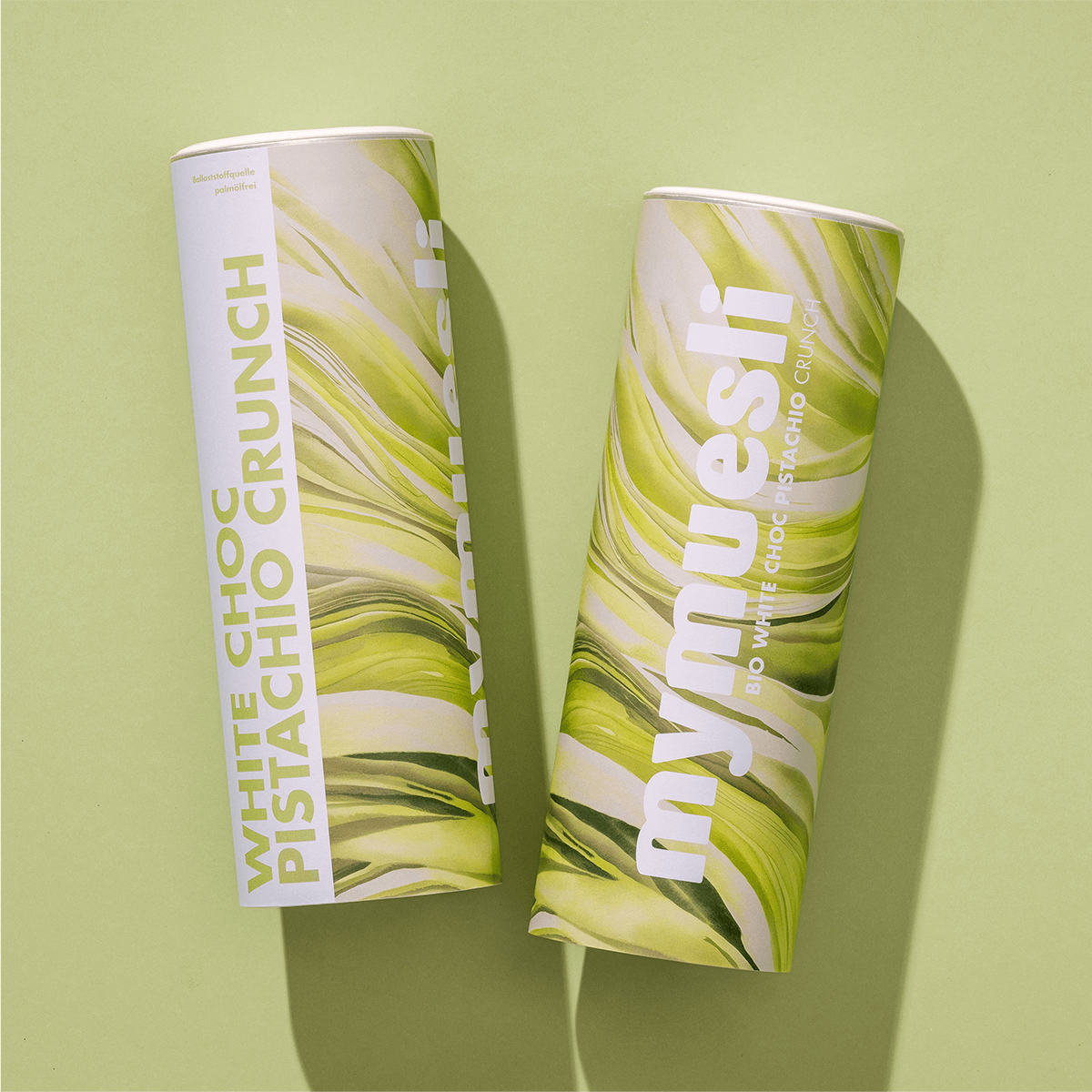 mymuesli Bio White Choc Pistachio Crunch Dosen