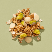 mymuesli Bio White Choc Pistachio Crunch Zutaten