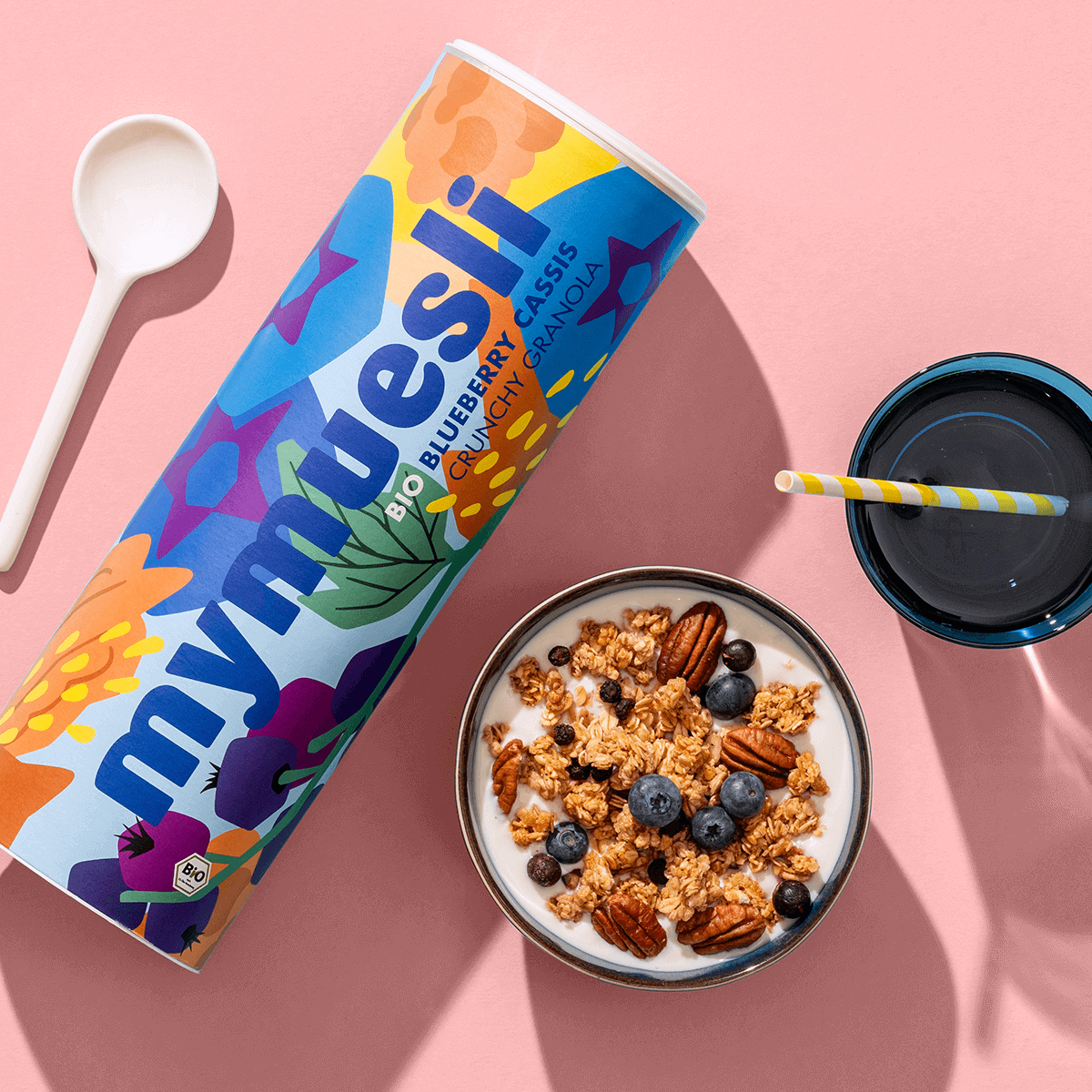 mymuesli Bio Blueberry Cassis Crunchy Graola  jetzt entdecken!