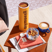 mymuesli Bio Honey Nuts Müsli Dose mit Müslischale