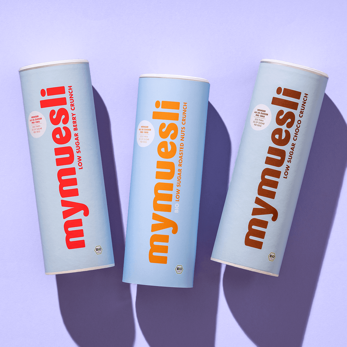 mymuesli Low Sugar Probierpaket mit 3 Low Sugar Müslis - jetzt probieren!