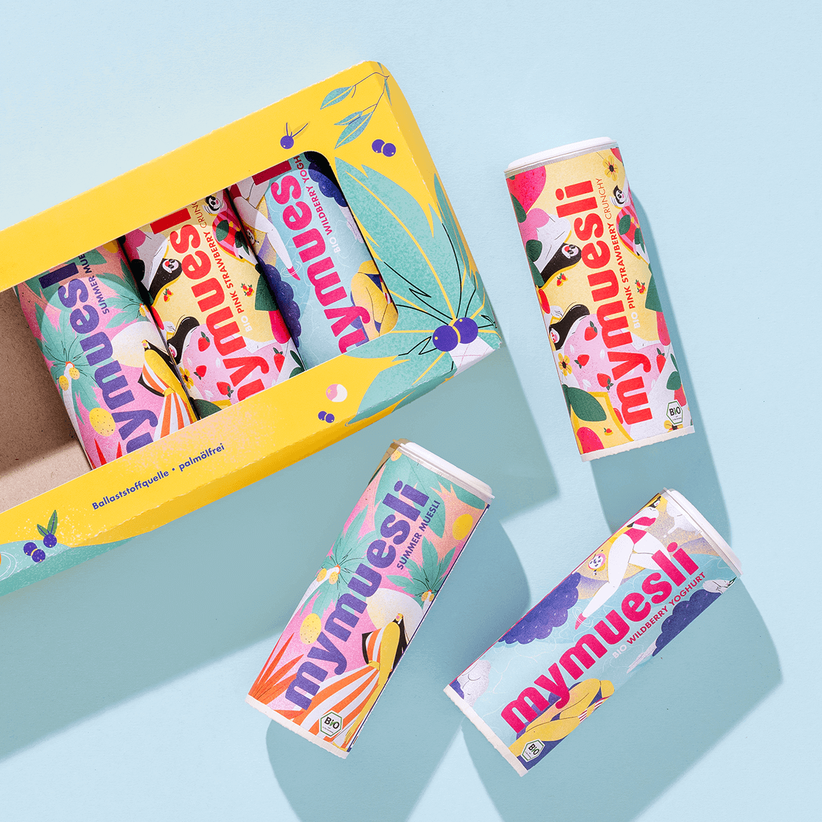 mymuesli Bio Sommer Mini Geschenkset -das perfekte Sommer Geschenk für jeden Müslifan