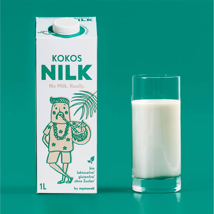 Die Kokos Nilk verleiht dem Smoothie zusätzlich einen süßlichen Geschmack