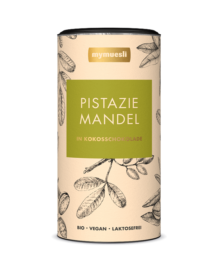 Unsere Chocs in der Sorte Pistazie Mandel