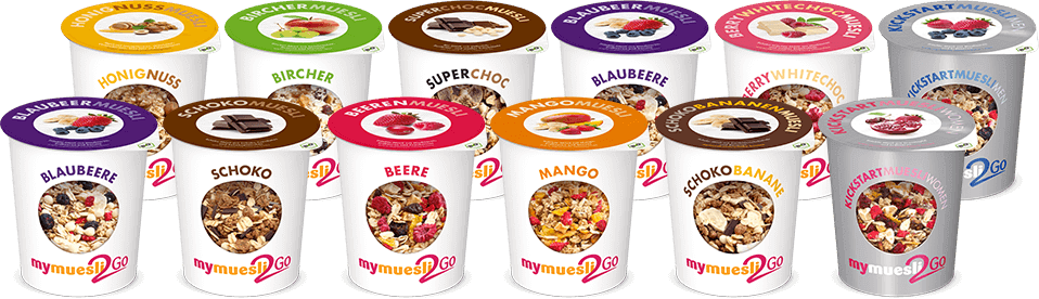 mymuesli2go Müsli Probierpaket von mymuesli