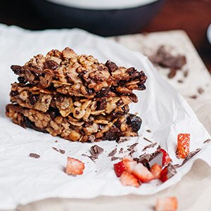 Glutenfreier Riegel mit Früchten