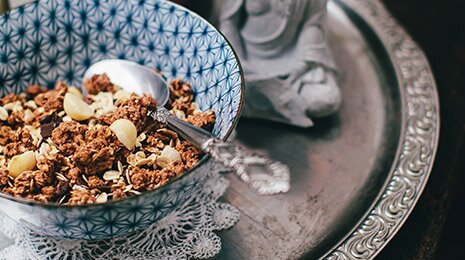 Kakaosplitter Nuss-Müsli für die Riegel