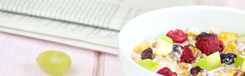 Müesli mit wenig Fett für eine figurbewusste Ernährung